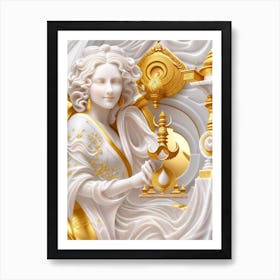 Fantasy Fantasy Angel Of Light Art Print