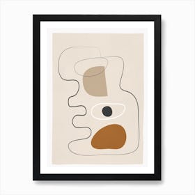 Minimal Abstract Art 42 Art Print