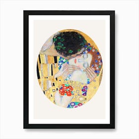 Kiss By Gustav Klimt Art Print