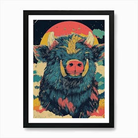 Wild Boar Art Print