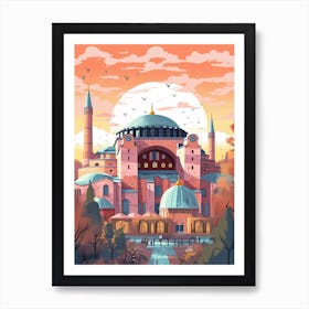 Hagia Sophia Istanbul Turkey Art Print