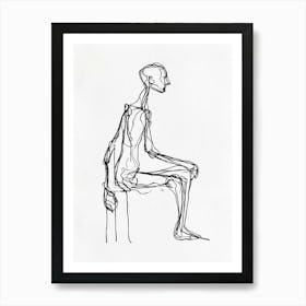 Sitting Alone Art Print