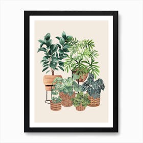 House Plants Club Art Print