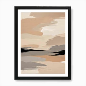 Muted Neutrals Abstract 11 Living Room Art Print (2) Art Print