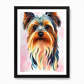 Yorkshire Terrier 2 Watercolour Dog Art Print