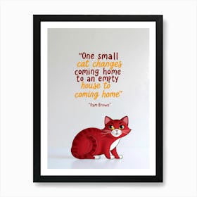 The Heartwarming Impact of a Cat Art Print