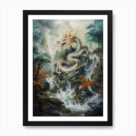Dragon Natural Scene 8 Art Print