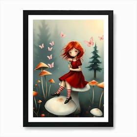 Little Red Riding Hood Art Print