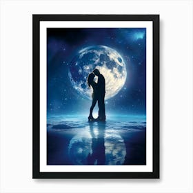 Full Moon In The Sky 1 Art Print