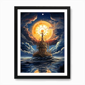 Clock Tower Art Print