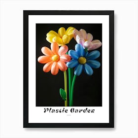 Bright Inflatable Flowers Poster Cosmos 3 Art Print