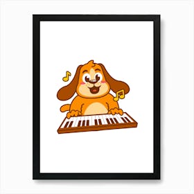 Prints, posters, nursery and kids rooms. Fun dog, music, sports, skateboard, add fun and decorate the place.21 Art Print