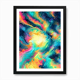 Psychedelic Painting 2 Art Print