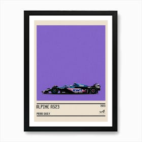 Alpine A523 Renault F1 Bwt 7° Gp Monaco 2023 Pierre Gasly Art Print