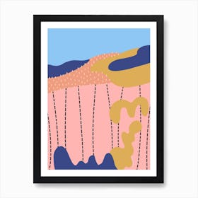 Fields Of Pink Art Print