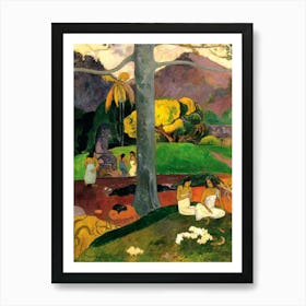 Paul Gauguin The Olden Times, 1892 in HD Remastered Immaculate Vibrant Art Print