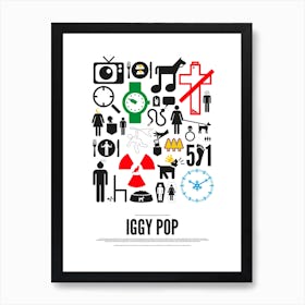 Iggy Pop Art Print