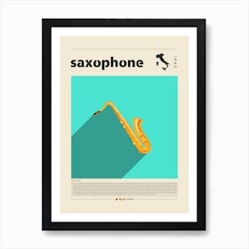 Saxophone Póster