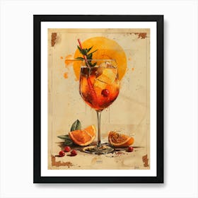 Aperol Spritz Art Print 410 Art Print