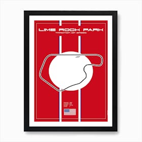 Lime Rock Art Print