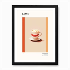 Latte Coffee Art Print