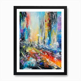 Abstract Cityscape 6 Art Print