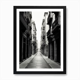 Santander, Spain, Spain, Black And White Photography 3 Art Print