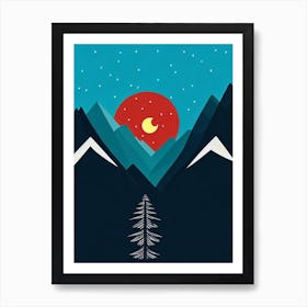 Solda, Italy Modern Illustration Skiing Poster Art Print