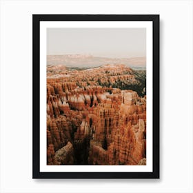 Utah Canyon View Art Print