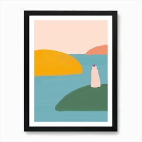 Bear On A Hill Art Print