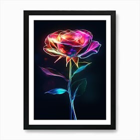 Abstract Rose 1 Poster