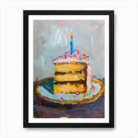 Birthday Cake 1 Art Print