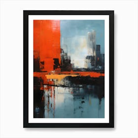 Abstract Cityscape 5 Art Print