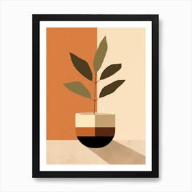 Plant In A Pot 5 Art Print