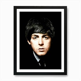 Paul McCartney the beatles 3 Art Print