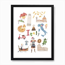 Travel Italy Art Print