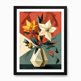 Flowers In A Vase 125 Art Print