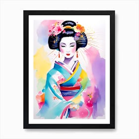 Geisha 71 Art Print