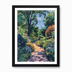 Golders Hill Park London Parks Garden 3 Painting Art Print