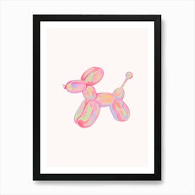 Balloon Poodle 1 Art Print