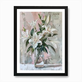 A World Of Flowers Lilies 4 Painting Art Print