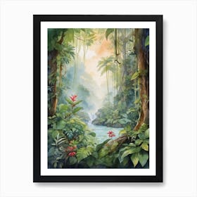 Tropical Jungle Art Print