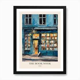 Oslo Book Nook Bookshop 1 Poster Art Print