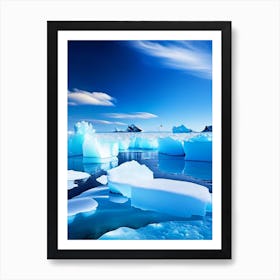 Sea Ice Water Waterscape Photography 1 Art Print
