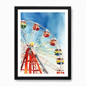 Wonder Wheel Art Print