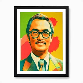 Ken Watanabe Colourful Pop Movies Art Movies Art Print