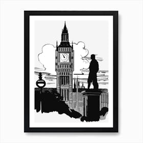 Big Ben England London Uk Landmark Art Print