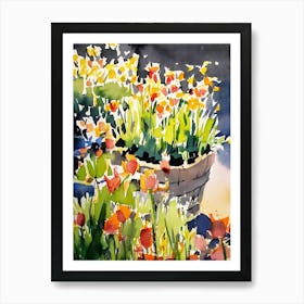 Daffodils 2 Art Print
