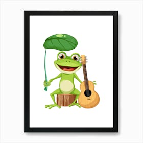 Prints, posters, nursery, children's rooms. Fun, musical, hunting, sports, and guitar animals add fun and decorate the place.38 Art Print