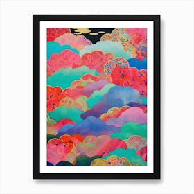 Colorful Clouds Art Print